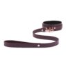 bdsm leather bondage set collar and long lether leash 22 scaled