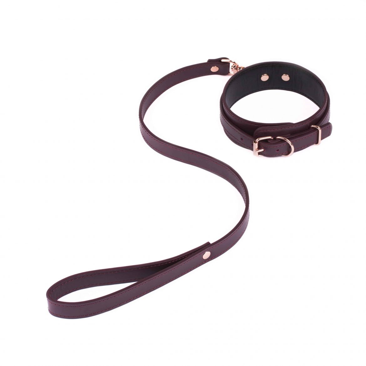 bdsm leather bondage set collar leash handcuffs pair of double fixations 18 scaled