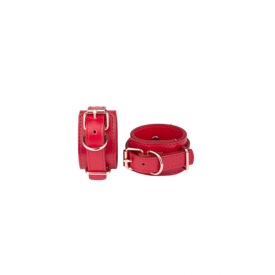 bdsm leather bondage set collar leash handcuffs pair of double fixations 28 scaled