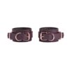 bdsm leather bondage set collar leash handcuffs pair of double fixations 8 scaled