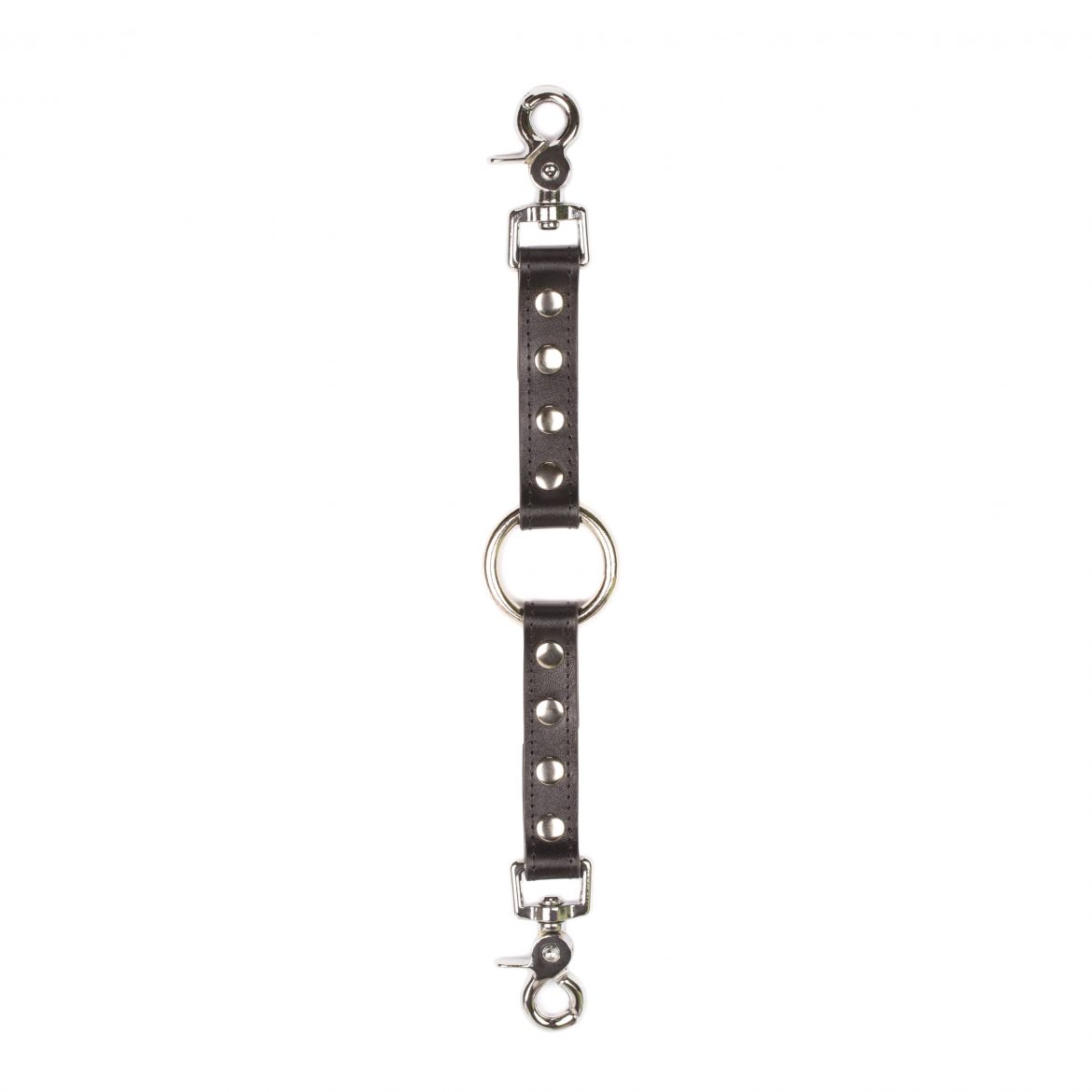 bdsm leather long double fixation with o ring 6 scaled