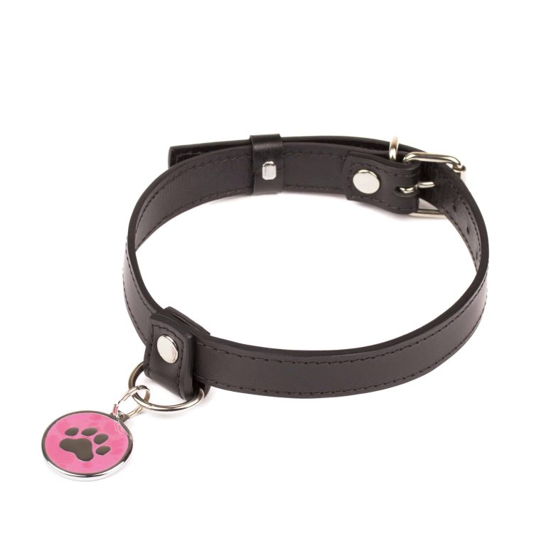 bdsm leather petplay collar 7 1 scaled