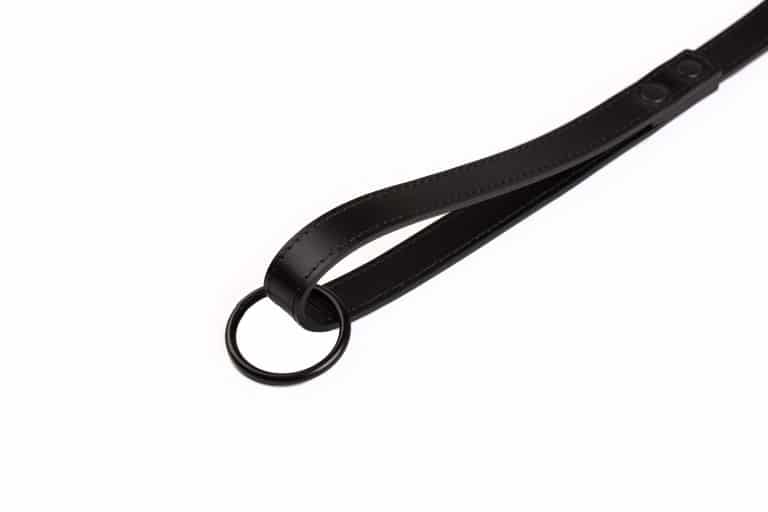 bdsm versatile leather long leash with multiple rings 12