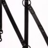 bdsm versatile leather long leash with multiple rings 17