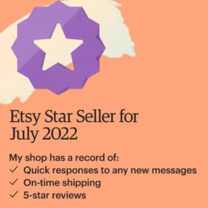 etsy star seller july